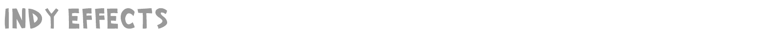 Indy Effects font preview